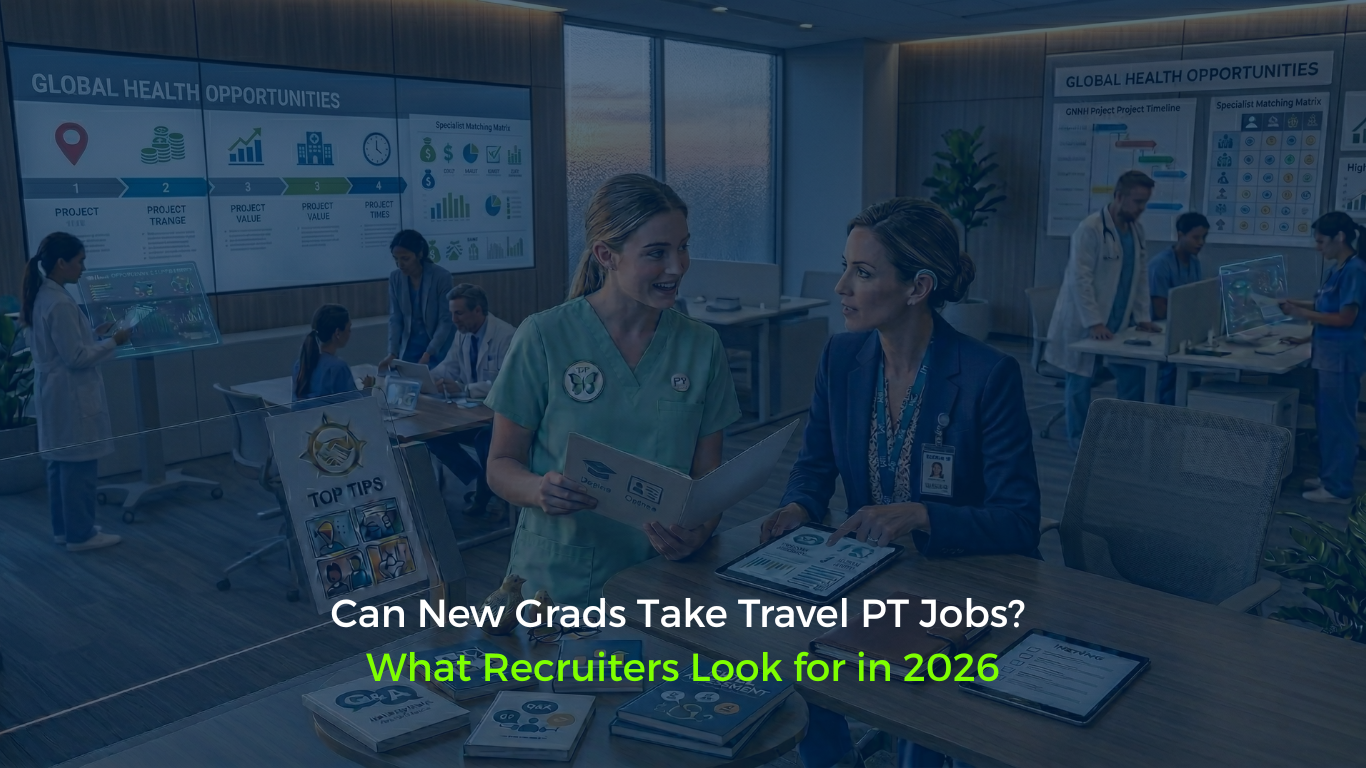 Can New Grads Take Travel PT Jobs? What Recruiters Look for in 2026