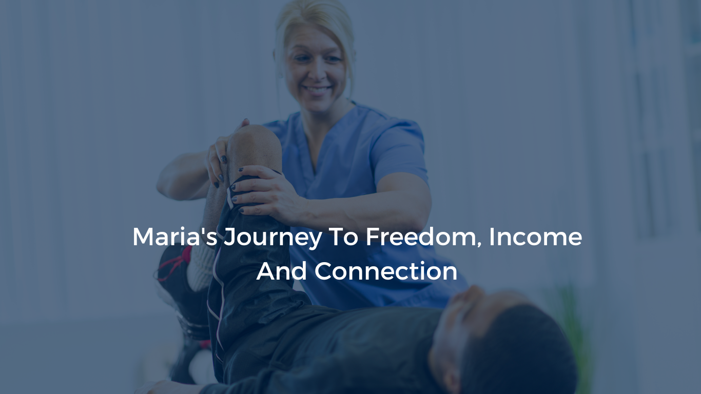 Maria's Journey To Freedom, Income And Connection