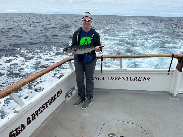 Anders traveler on a fishing charter off the California coast
