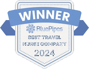 BluePipes Best Travel Nurse Company 2024 winner
