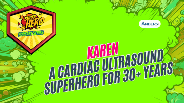 Blog cover image titled “Our Superhero: Spotlighting Karen!