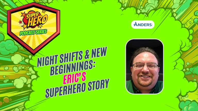 Blog cover image titled ‘Celebrating the Unsung Heroes of Travel Healthcare featuring Eric,’ with a photo of Eric smiling in a healthcare setting